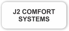 (image for) J2 Comfort Systems Standard White badge