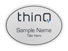 (image for) thinQ Oval Silver badge