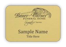 (image for) Bauer-Turner Funeral Home Standard Gold badge