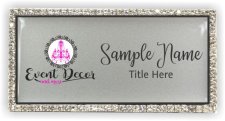 (image for) Event Decor and More Bling Silver badge