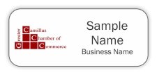(image for) Greater Camillus Chamber of Commerce Standard White badge