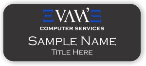 (image for) Evan\'s Computer Services Standard Black badge