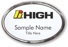 (image for) High Associates Oval Prestige Polished badge