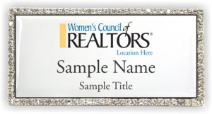 (image for) Women\'s Council of Realtors Bling Silver Other badge