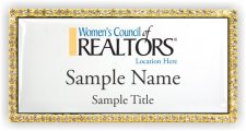 (image for) Women's Council of Realtors Bling Gold Other badge