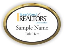 (image for) Women's Council of Realtors Oval Executive Gold Other badge