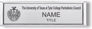 (image for) The University of Texas at Tyler College Panhellenic Council Small Executive Silve