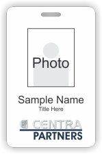 (image for) Centra Partners Vertical ID Badge NO Address Line