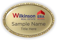 (image for) Wilkinson ERA Oval Bling Gold badge