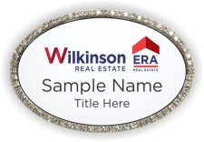 (image for) Wilkinson ERA Oval Bling Silver Other badge