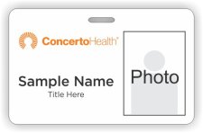 (image for) Concerto Health Photo ID Horizontal badge