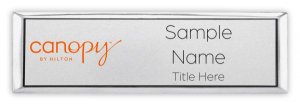 (image for) Canopy Small Executive Silver badge