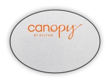 (image for) Canopy Logo Only Oval Silver badge