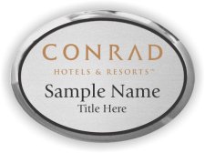 (image for) Conrad Oval Executive Silver badge
