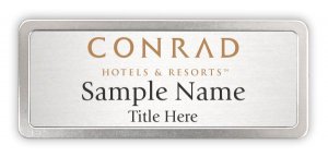 (image for) Conrad Prestige Satin Anodized badge