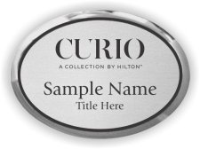 (image for) Curio Oval Executive Silver badge