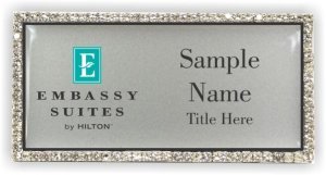 (image for) Embassy Suites Bling Silver badge