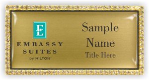 (image for) Embassy Suites Bling Gold badge