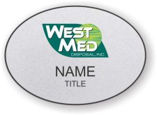 (image for) WestMed Disposal, Inc. Oval Silver badge