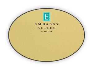 (image for) Embassy Suites Logo Only Oval Gold badge