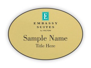 (image for) Embassy Suites Oval Gold badge