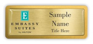 (image for) Embassy Suites Prestige Gold Anodized badge