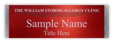 (image for) The William Storms Allergy Clinic Small Meridian Silver badge