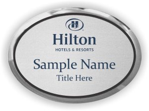 (image for) Hilton Hotels & Resorts Oval Executive Silver badge