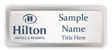 (image for) Hilton Hotels & Resorts Prestige Satin Anodized badge