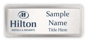 (image for) Hilton Hotels & Resorts Prestige Satin Anodized badge