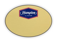 (image for) Hampton Logo Only Oval Gold badge