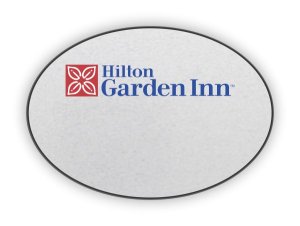 (image for) Hilton Garden Inn Logo Only Oval Silver badge