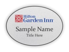 (image for) Hilton Garden Inn Oval Silver badge