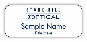 (image for) Stone Hill Optical Standard White badge