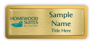 (image for) Homewood Suites by Hilton Prestige Gold Anodized badge