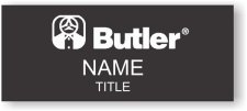 (image for) Butler Home Products Standard Black Square Corner badge