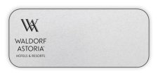 (image for) Waldorf Astoria Hotels & Resorts Logo Only Standard Silver badge