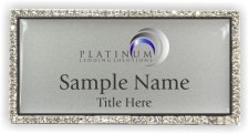 (image for) Platinum Lending Solutions Bling Silver badge