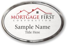 (image for) Mortgage First Corporation Oval Prestige Polished badge