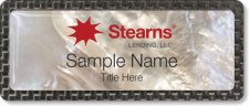 (image for) Stearns Lending, LLC Mother of Pearl Carbon badge