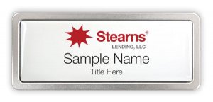 (image for) Stearns Lending, LLC Prestige Satin Anodized badge