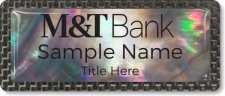 (image for) M&T Bank Mother of Pearl Carbon badge