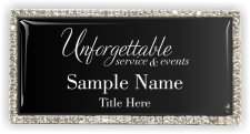 (image for) Unforgettable Service & Events, LLC Bling Silver Other badge