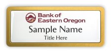 (image for) Bank of Eastern Oregon Prestige Gold Anodized badge