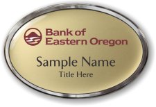 (image for) Bank of Eastern Oregon Oval Prestige Polished badge