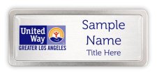 (image for) United Way of Greater Los Angeles Prestige Satin Anodized badge