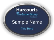 (image for) Harcourts The Garner Group Real Estate, LLC Oval Executive Silver Other badge