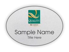 (image for) Quality by Choice Hotels Oval Silver badge