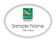 (image for) Quality by Choice Hotels Oval White badge