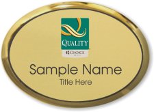 (image for) Quality by Choice Hotels Oval Executive Gold badge